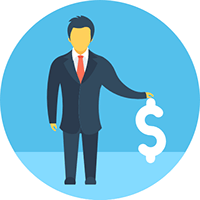 Icon von businessman